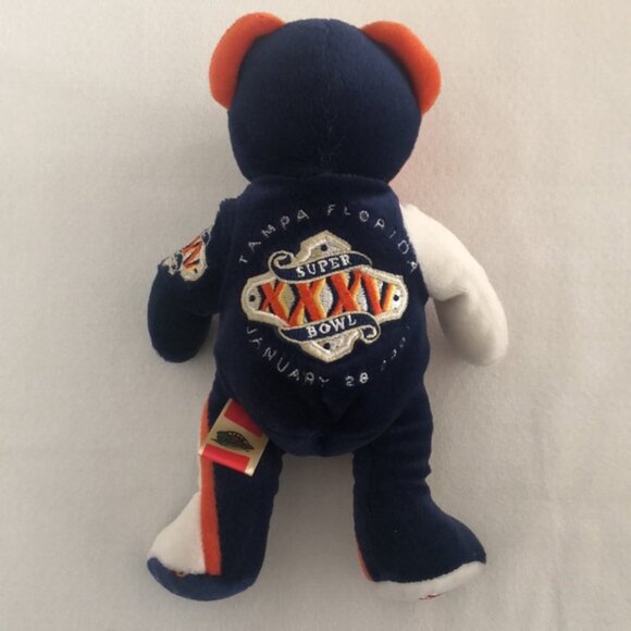 Super Bowl XXXV Stuffed Bear Souvenir - Picture 8 of 11